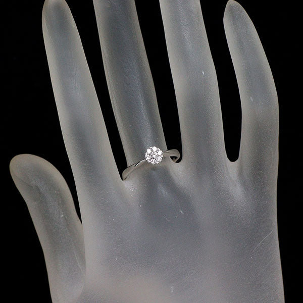 コロネット K18WG ダイヤモンド リング 0.18ct