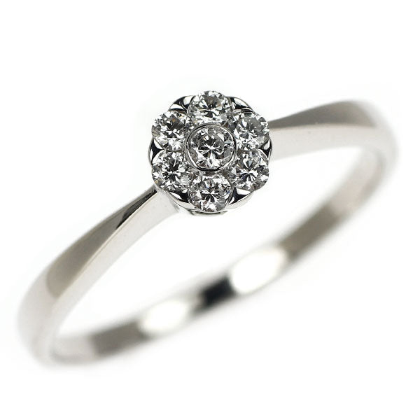 コロネット K18WG ダイヤモンド リング 0.18ct