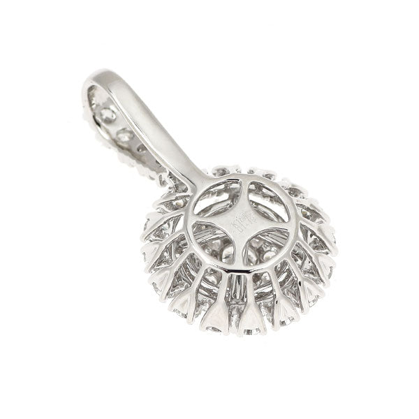 K18WG ダイヤモンド ペンダントトップ 1.19ct