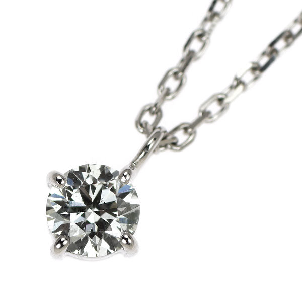 Pt900/ Pt850 ダイヤモンド ペンダントネックレス 0.304ct E VS1 EX