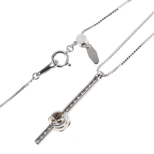 K18WG ダイヤモンド ペンダントネックレス 0.52ct
