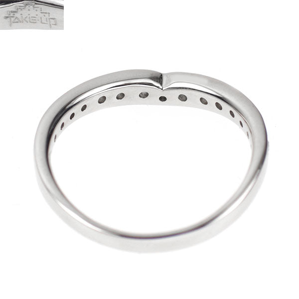 テイクアップ Pt950 ダイヤモンド リング 0.15ct
