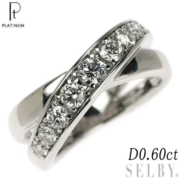 プラチナギルド Pt950 ダイヤモンド リング 0.60ct