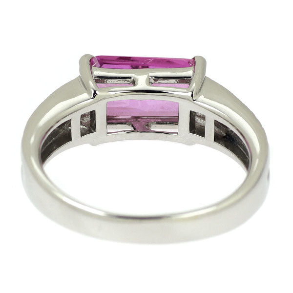 Pt900 ピンクサファイア ダイヤモンド リング 2.010ct D0.30ct