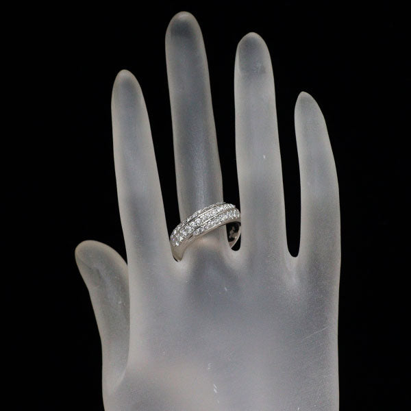 Monnickendam Pt900 Diamond Ring 0.94ct Pave