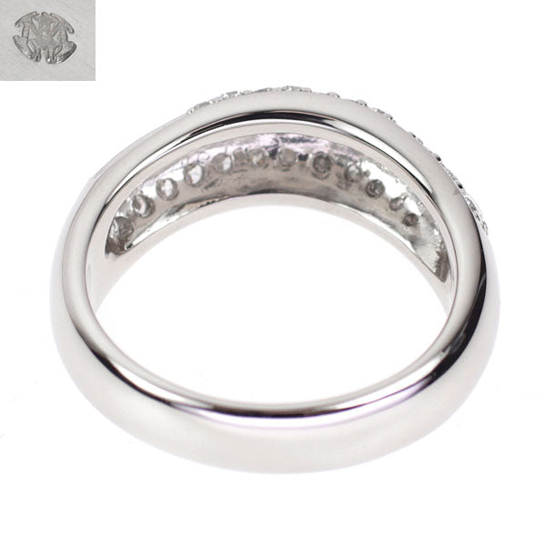 Monnickendam Pt900 Diamond Ring 0.94ct Pave