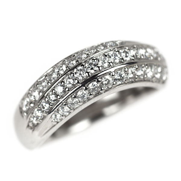 Monnickendam Pt900 Diamond Ring 0.94ct Pave