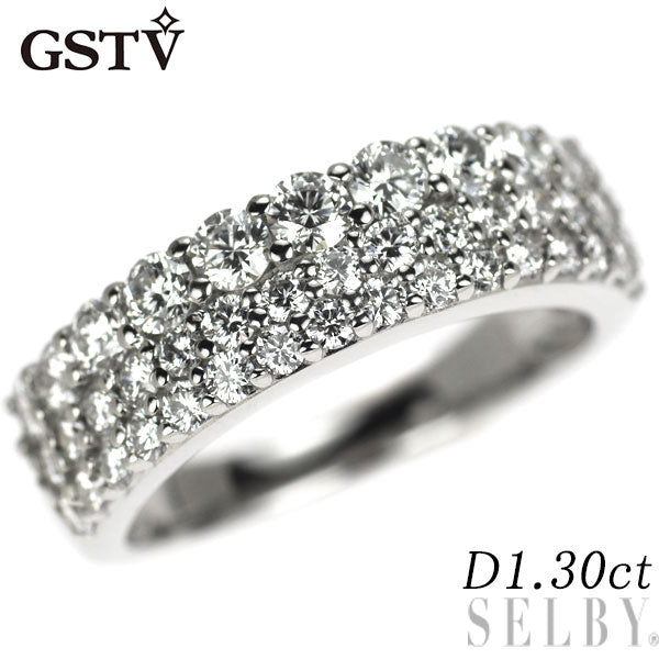 GSTV Pt950 ダイヤモンド リング 1.30ct