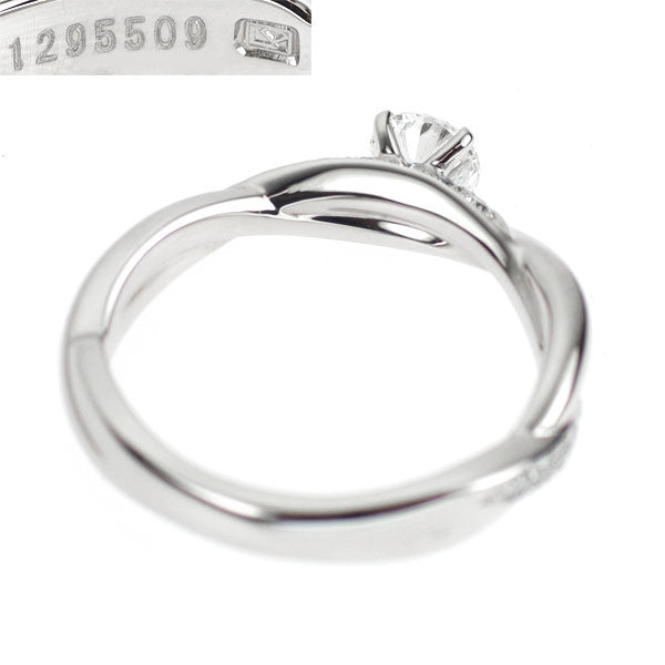ラザールキャプラン Pt950 ダイヤモンド リング 0.25ct F IF D0.11ct スイートアイヴィ