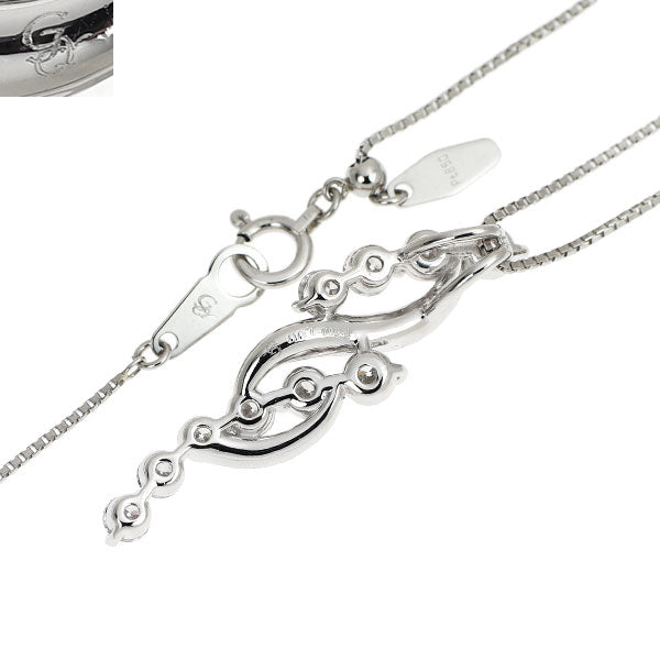ゆきざき Pt900/Pt850 ダイヤモンド ペンダントネックレス 1.00ct