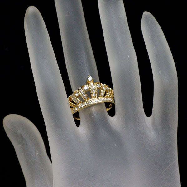 ゆきざき K18YG ダイヤモンド リング 0.60ct レガリア
