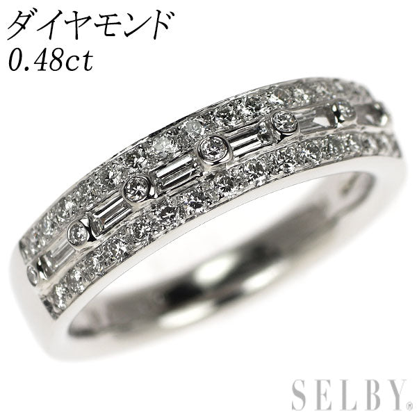 Pt950 ダイヤモンド リング 0.48ct