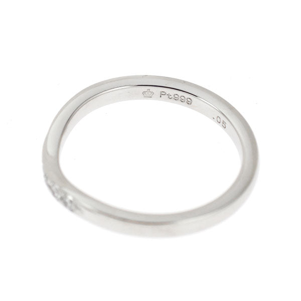 ロイヤルアッシャー Pt999 ダイヤモンド リング 0.05ct