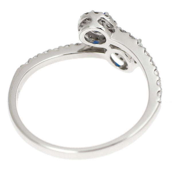 新品 Pt900 アウイナイト ダイヤモンド リング 0.12ct D0.26ct トワエモア レアストーン 希少【エスコレ】