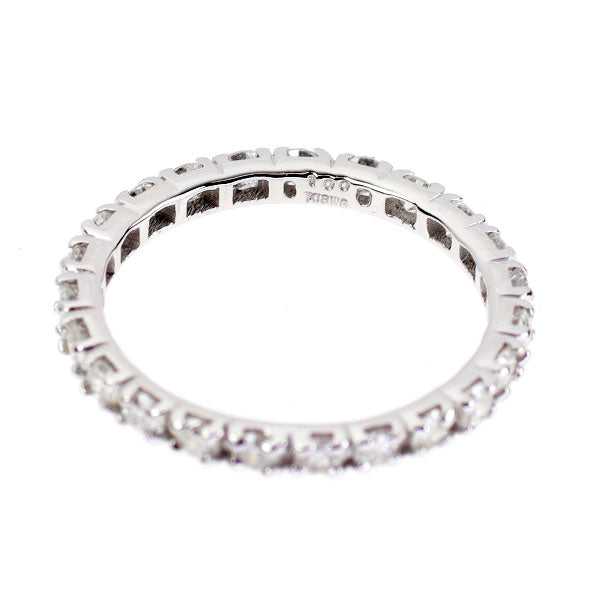 K18WG ダイヤモンド リング 1.00ct フルエタニティ