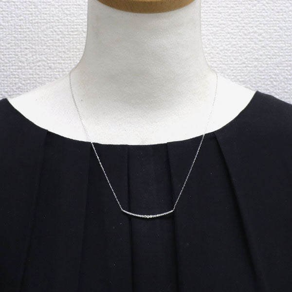 K18WG ダイヤモンド ペンダントネックレス 0.30ct