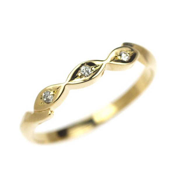 K18YG ダイヤモンド リング 0.04ct