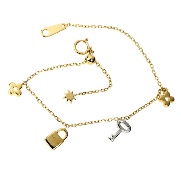 K18YG/WG ダイヤモンド ブレスレット 0.26ct