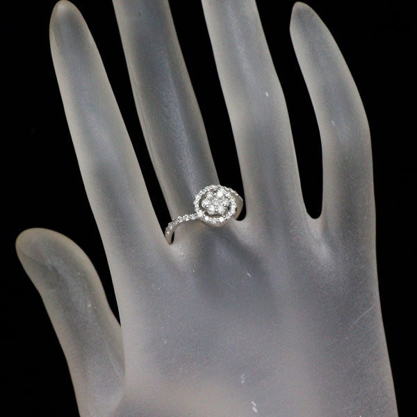 K18WG ダイヤモンド リング 0.60ct