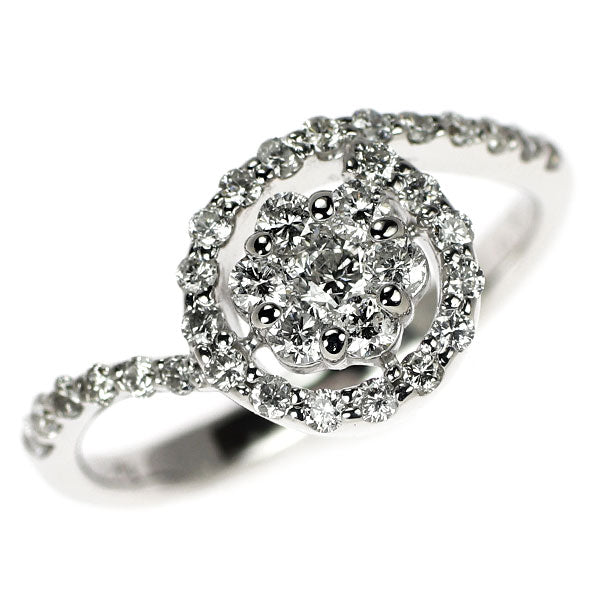 K18WG ダイヤモンド リング 0.60ct