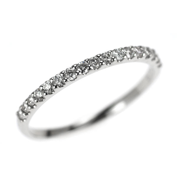 Pt900 ダイヤモンド リング 0.24ct ハーフエタニティ
