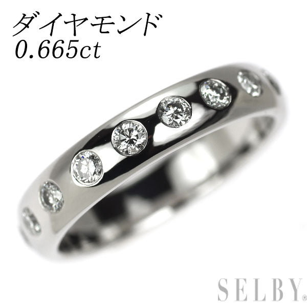 Pt900 ダイヤモンド リング 0.665ct