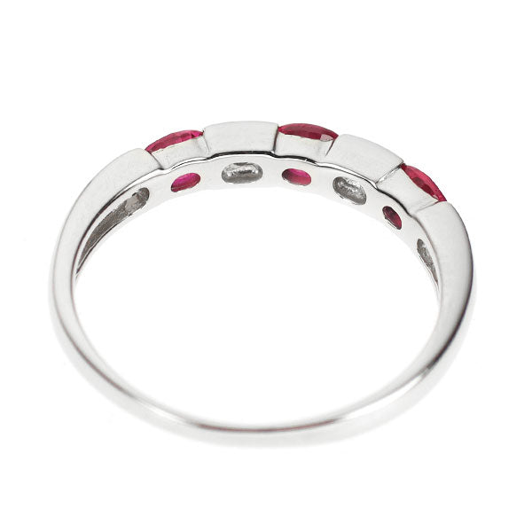 Pt900 ルビー ダイヤモンド リング 0.64ct D0.06ct