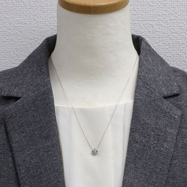 フォーエバーマーク Pt900/ Pt850 ダイヤモンド ペンダントネックレス 0.16ct D0.03ct エターナル