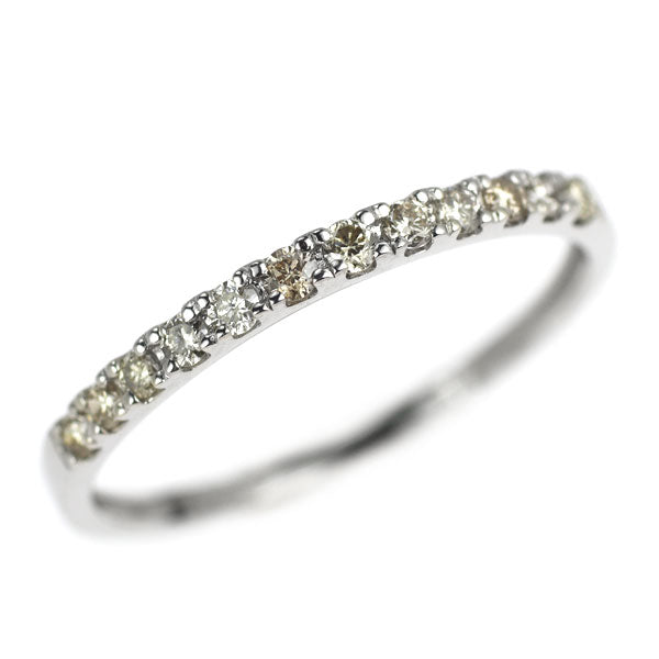 Pt950 ダイヤモンド リング 0.15ct ハーフエタニティ