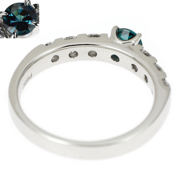 Pt950 アレキサンドライト ダイヤモンド リング 0.321ct D0.60ct