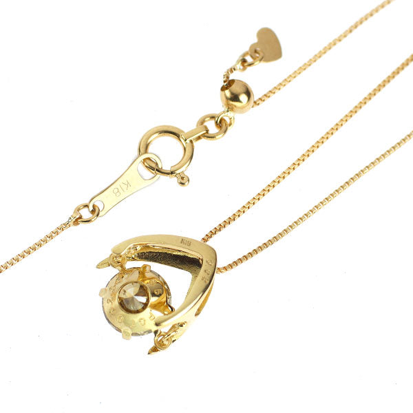 K18YG ダイヤモンド ペンダントネックレス 0.82ct