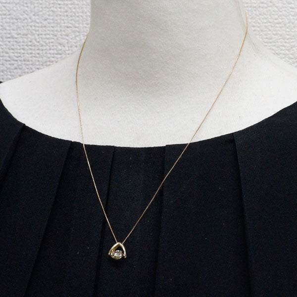 K18YG ダイヤモンド ペンダントネックレス 0.82ct