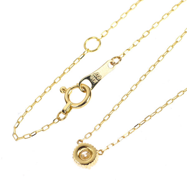 オレフィーチェ K18YG ダイヤモンド ペンダントネックレス 0.15ct