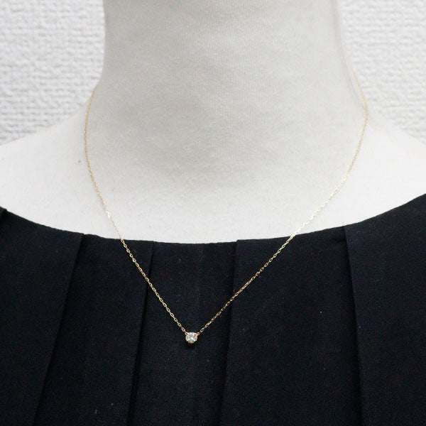 オレフィーチェ K18YG ダイヤモンド ペンダントネックレス 0.15ct