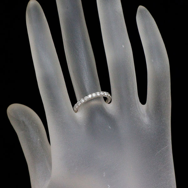 K18WG ダイヤモンド リング 0.43ct ハーフエタニティ