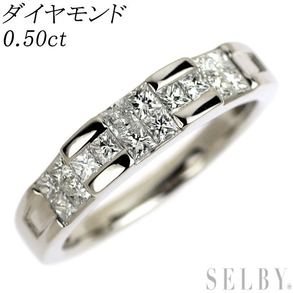 Pt950 ダイヤモンド リング 0.50ct