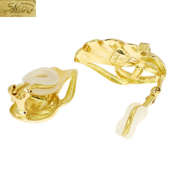 田村俊一 K18YG ダイヤモンド イヤリング 0.06ct
