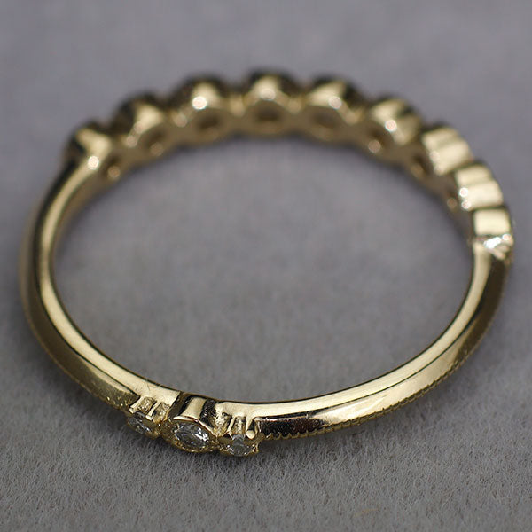 アベリ/AbHeri K18CG ダイヤモンド リング 0.22ct 1224A 現行モデル アントルメ