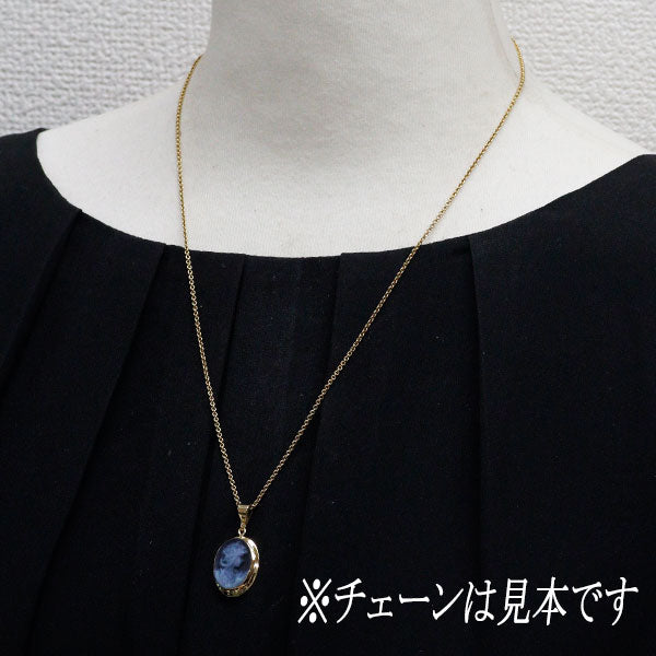 K18YG ストーンカメオ ペンダントトップ