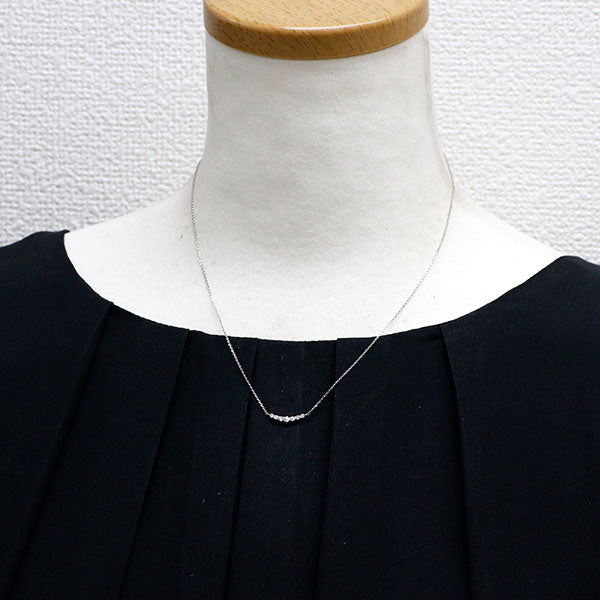 フェスタリア Pt950/ Pt850 ダイヤモンド ペンダントネックレス 0.15ct