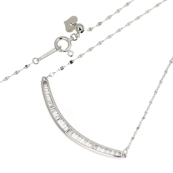 K18WG ダイヤモンド ペンダントネックレス 0.25ct
