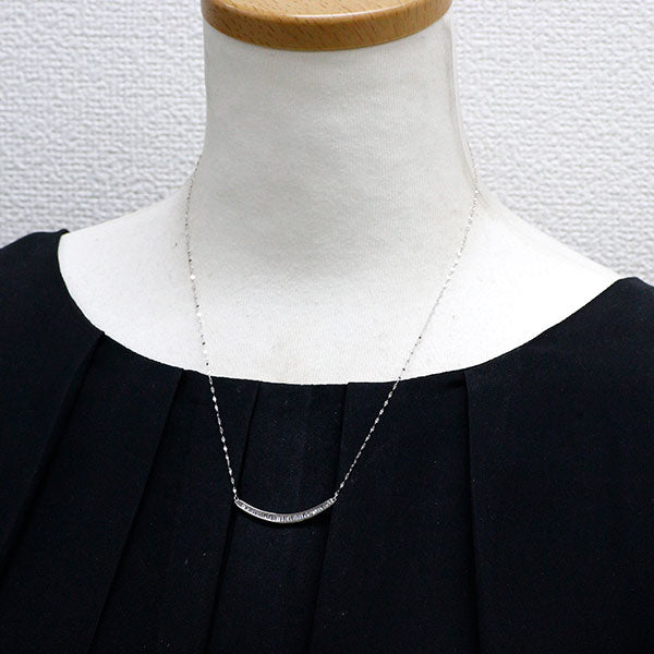 K18WG ダイヤモンド ペンダントネックレス 0.25ct