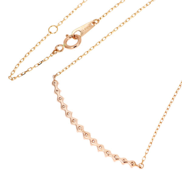 K18PG ダイヤモンド ペンダントネックレス 0.20ct