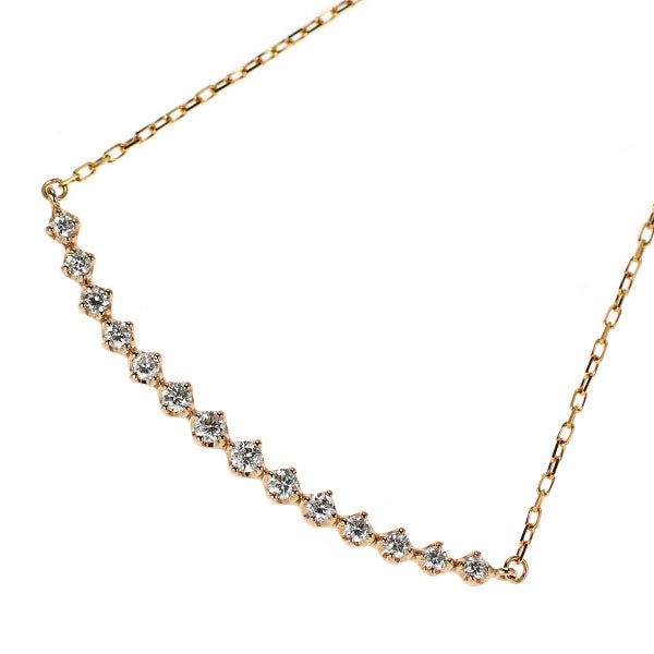K18PG ダイヤモンド ペンダントネックレス 0.20ct