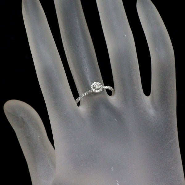 Pt950 ダイヤモンド リング 0.18ct D0.15ct