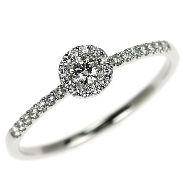 Pt950 ダイヤモンド リング 0.18ct D0.15ct