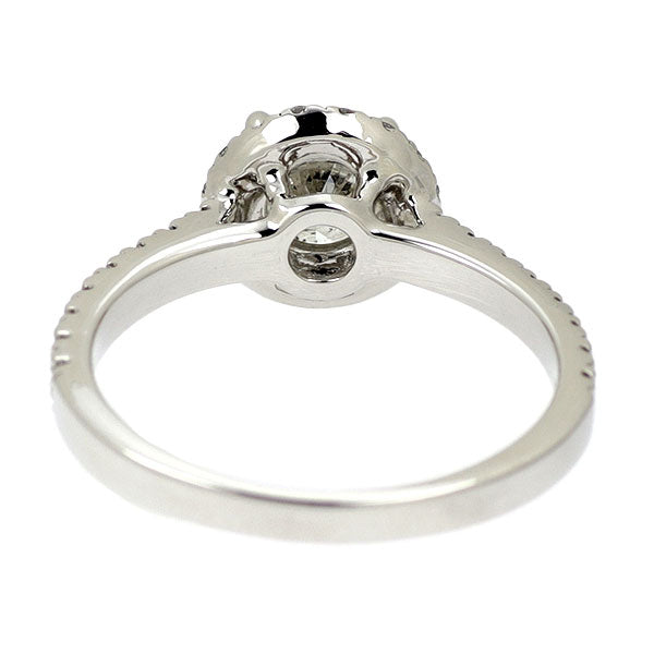 Pt900 ダイヤモンド リング 1.01ct D0.33ct