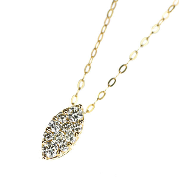 K18YG ダイヤモンド ペンダントネックレス 0.25ct
