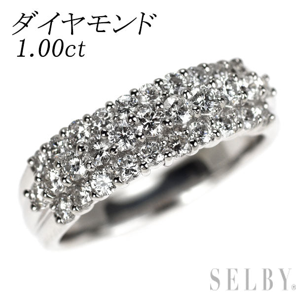 Pt900 ダイヤモンド リング 1.00ct