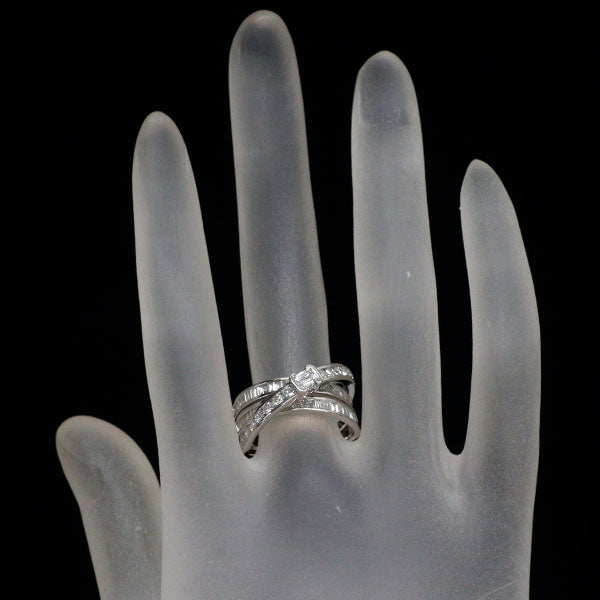 Pt950 クリスカット ダイヤモンド リング 1.40ct